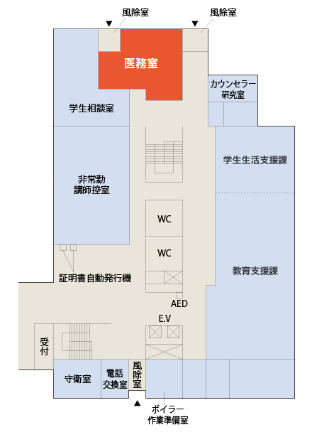 地図「医務室」